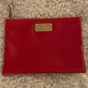 Kate Spade hot pink Clutch